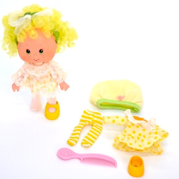 'Lemon Meringue' 🍋1991 Berry Fun Shopping Vintage Doll Strawberry Shortcake THQ - Picture 1 of 3